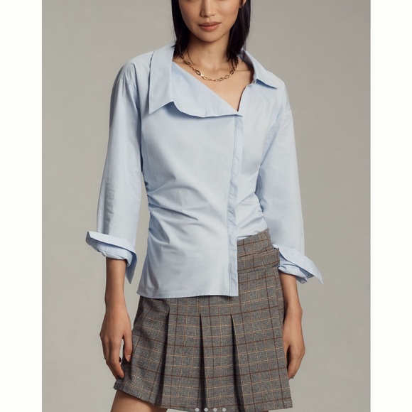 Maeve Tops - Anthropologie Maeve Light Blue Women's Top Size XS New With Tags